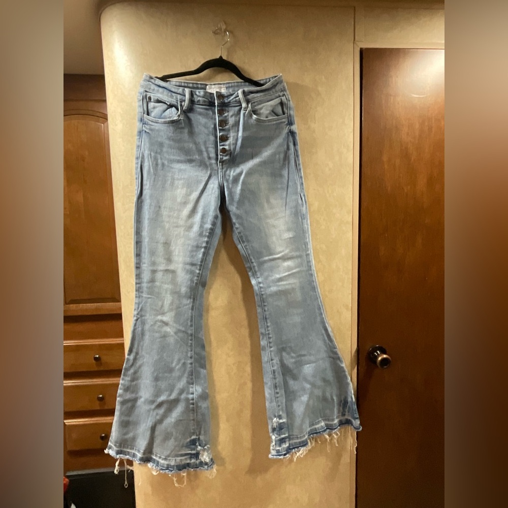 Women's Blue Flare Jeans